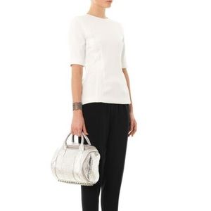 Alexander Wang White Slim fitting style top